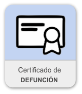 certificado defuncion
